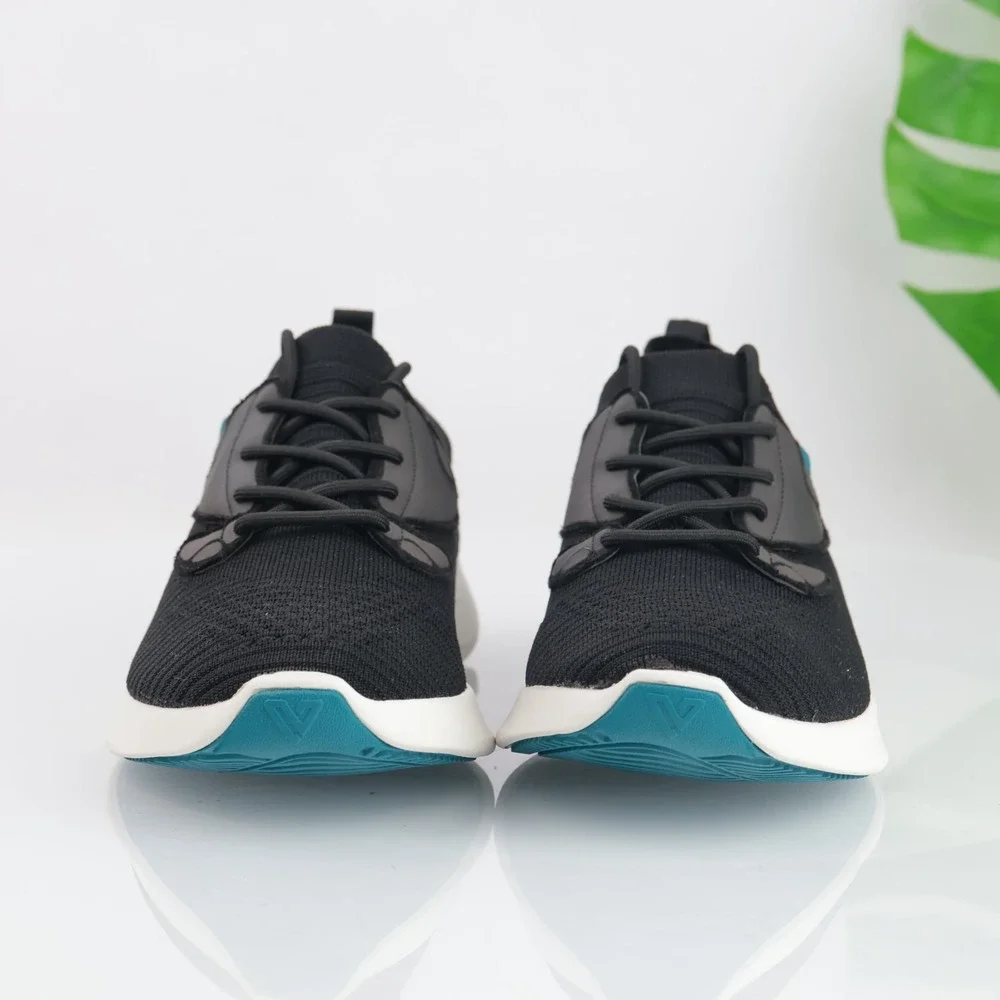 Vessi Womens Everyday Move Sneakers Size 10 Waterproof Black Knit Lace Up Shoes